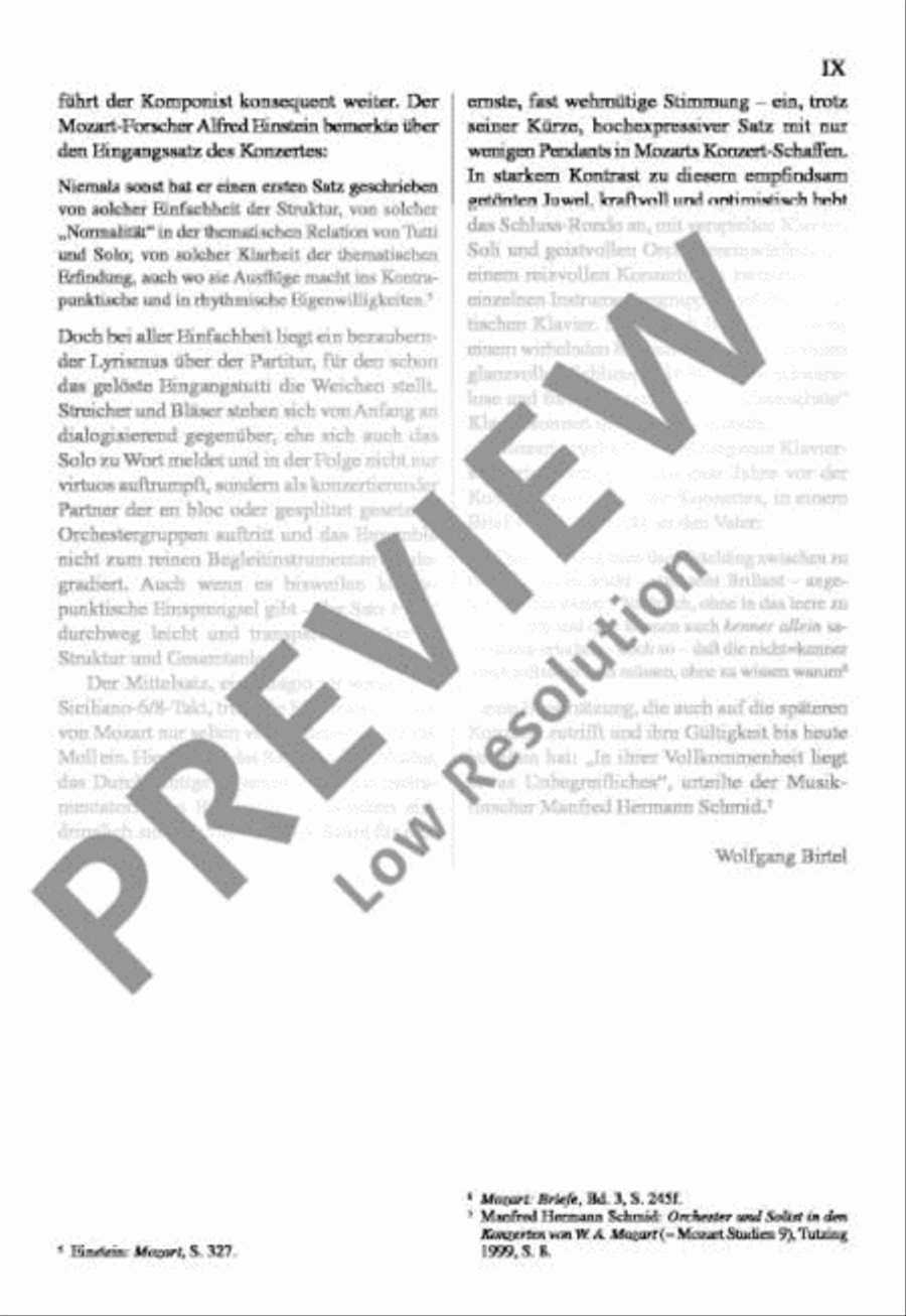 Concerto No. 23 A major Concerto No. 23 A major Orchestra scores gallery preview page 10