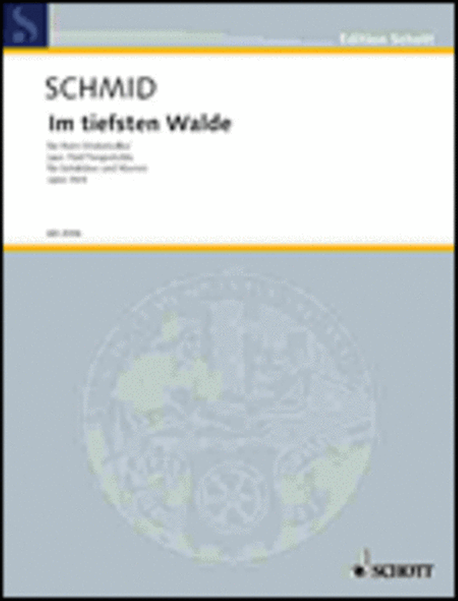 Schmid Hk Im Tiefsten Walde Op34/4 (fk) Piano Accompaniment scores gallery preview page 1