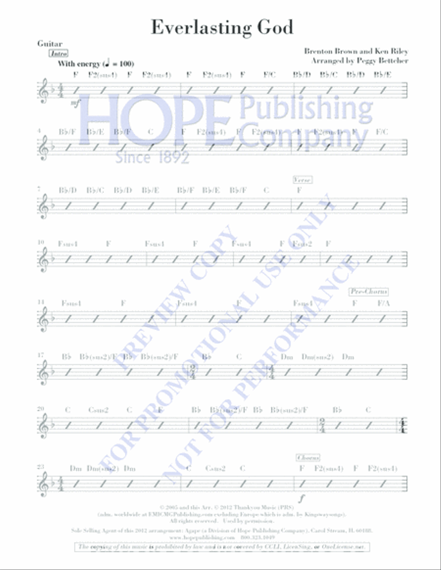 Everlasting God Everlasting God Handbell Choir scores gallery preview page 2
