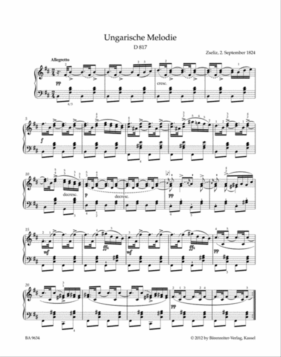Spate Klavierstucke Piano Solo scores gallery preview page 2
