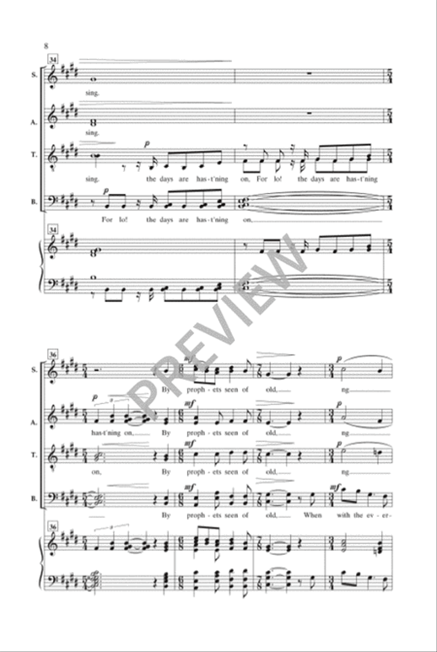 Midnight Clear Divisi scores gallery preview page 9