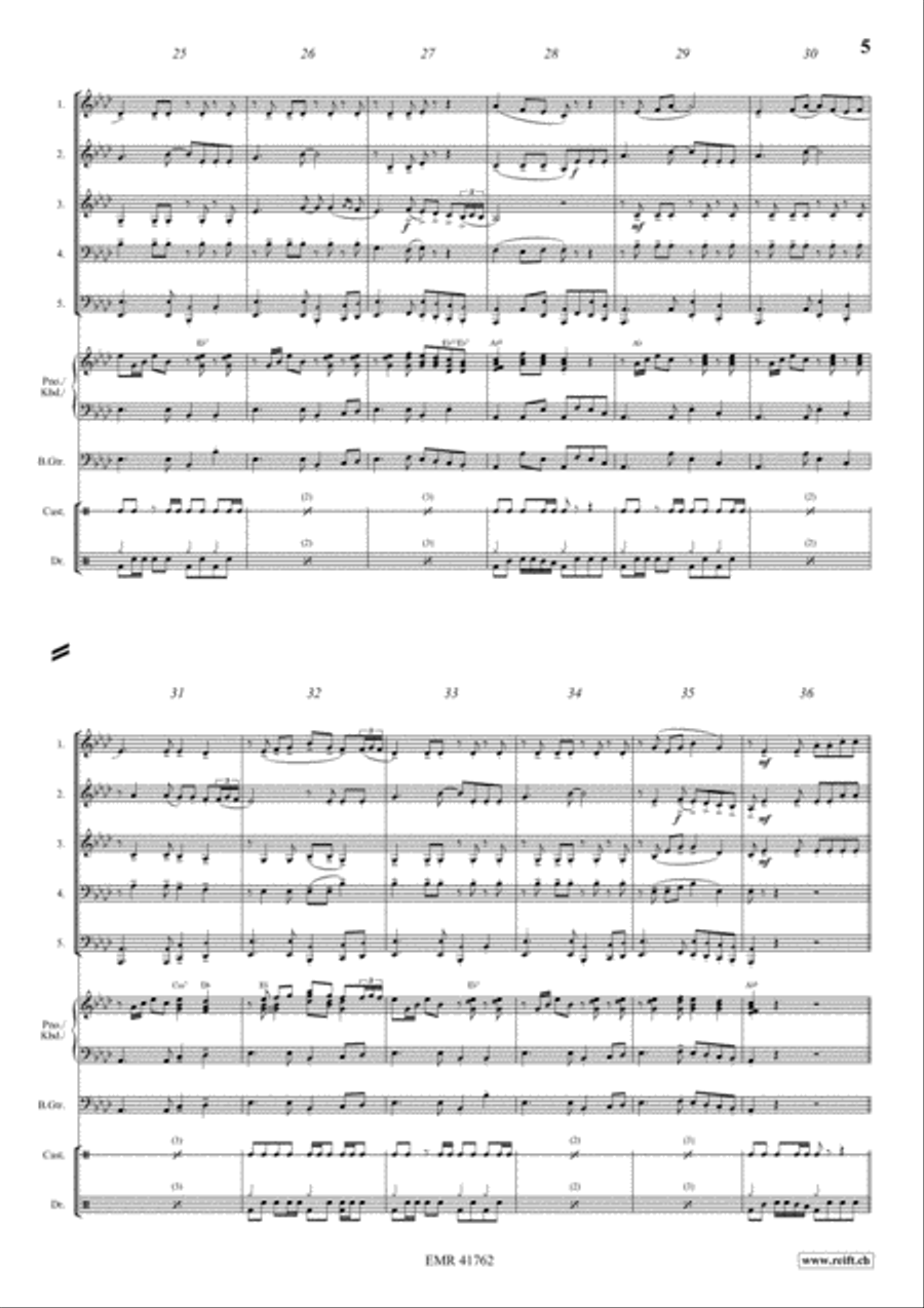 La Cucaracha La Cucaracha Woodwind Quintet scores gallery preview page 5