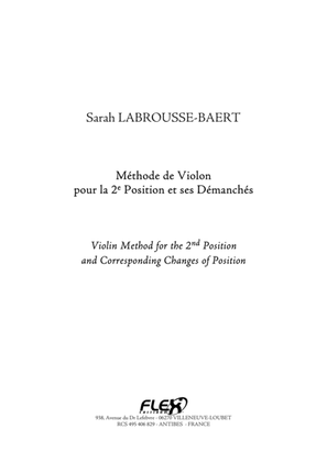 Book cover for Violin Method for the 2nd Position