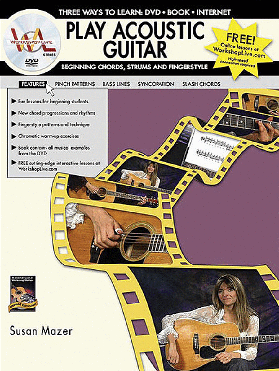 Play Acoustic Guitar -- Beginning Chords, Strums, and Fingerstyle Acoustic Guitar scores gallery preview page 1