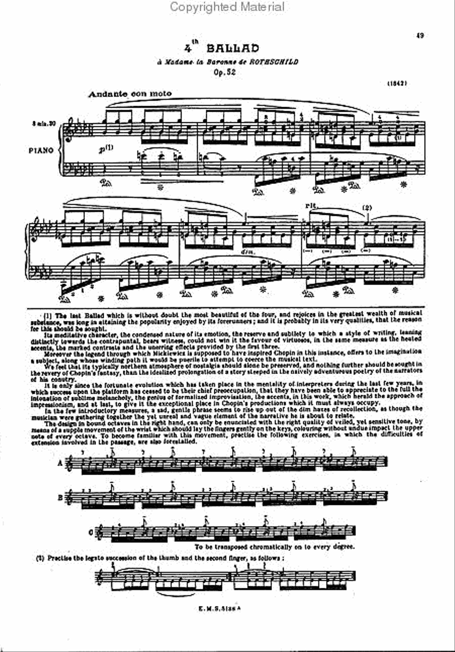 Ballades Ballades Piano Solo scores gallery preview page 4
