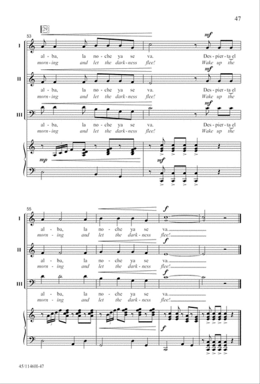We Sing the World Around We Sing the World Around Choir scores gallery preview page 47