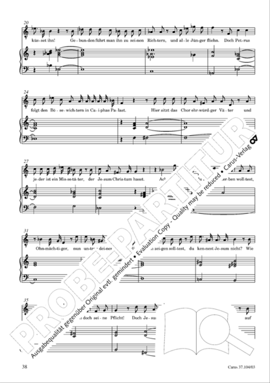 Ein Lammlein geht und tragt die Schuld 4-Part scores gallery preview page 39
