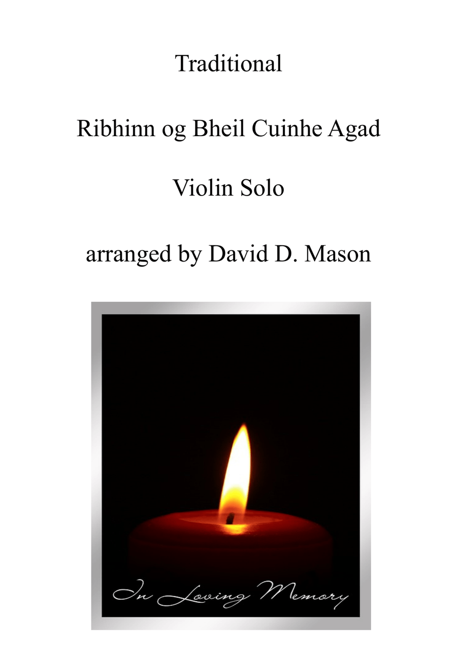 Ribhinn og Bheil Cuinhe Agad (Fair Maiden, do you remember) Violin Solo scores gallery preview page 2
