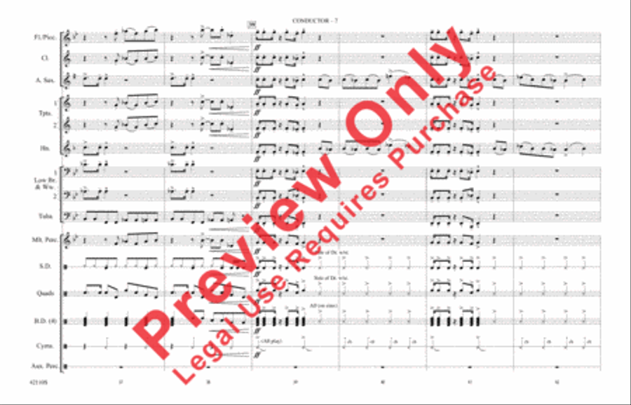 Funkytown Marching Band scores gallery preview page 8