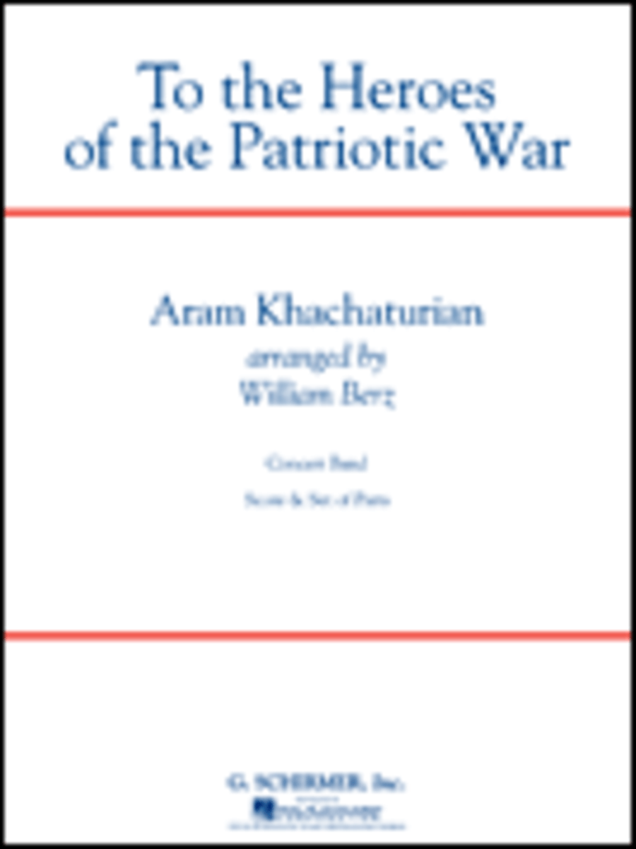 To the Heroes of the Patriotic War Orchestra scores gallery preview page 1