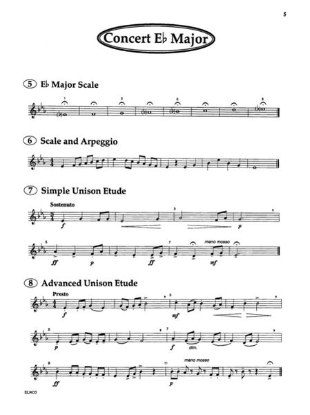 Directional Warm-Ups for Band (concert band method book - Part Book Set I: Timpani, Mallets, SD/BD image number null