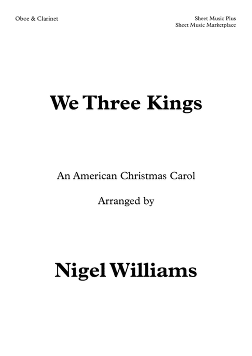 We Three Kings, An American Christmas Carol, for Oboe and Clarinet image number null