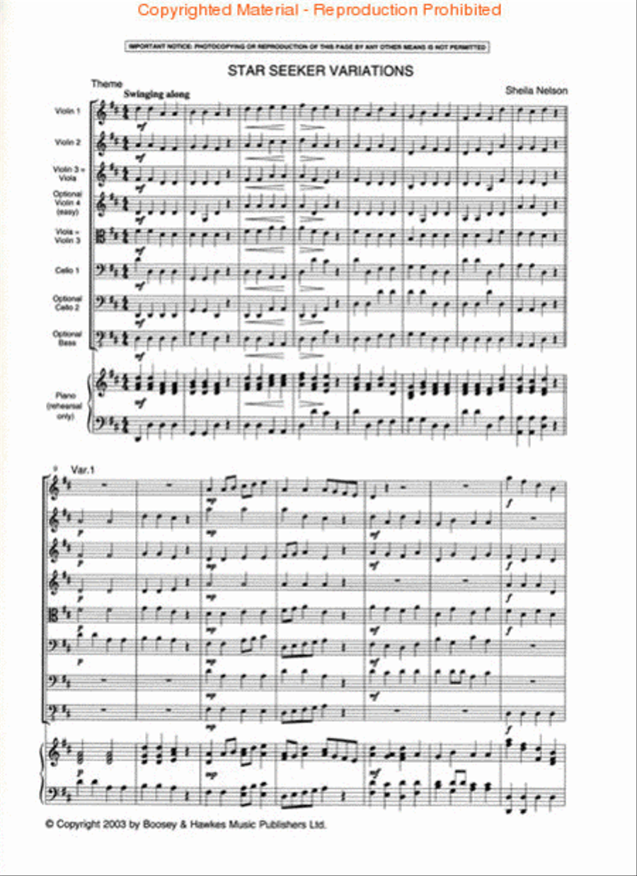 The Sheila Nelson Ensemble Book Piano scores gallery preview page 2