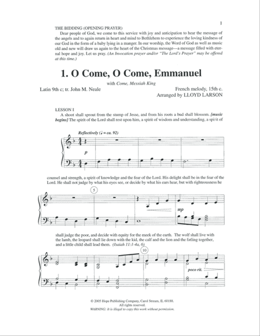 Emmanuel Choir scores gallery preview page 5