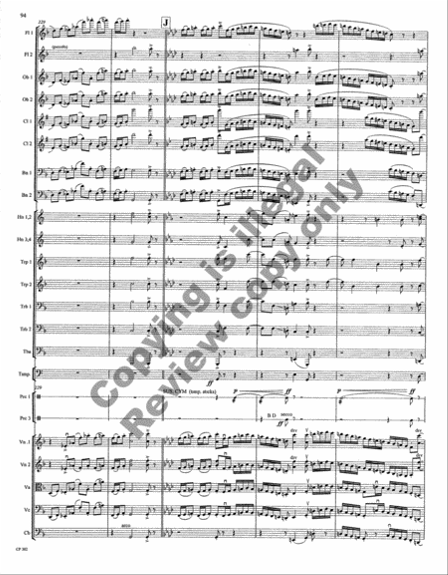 Symphony No. 1 Full Orchestra scores gallery preview page 196