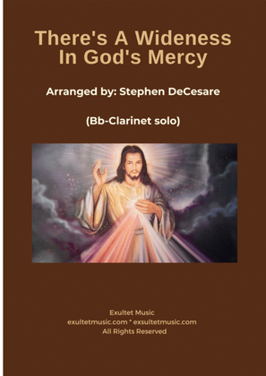 Book cover for There's A Wideness In God's Mercy (Bb-Clarinet solo and Piano)