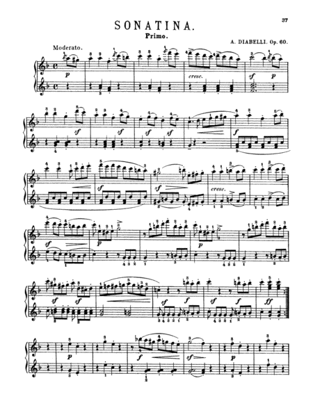 Diabelli: Sonatinas, Op. 24, 54, 58, 60