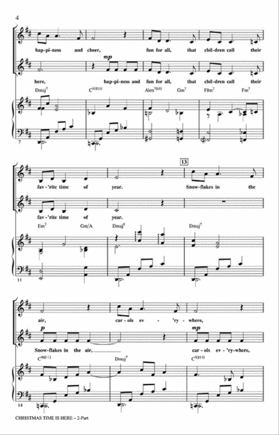 Christmas Time Is Here 2-Part scores gallery preview page 3