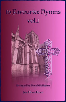 Book cover for 16 Favourite Hymns Vol.1 for Oboe Duet