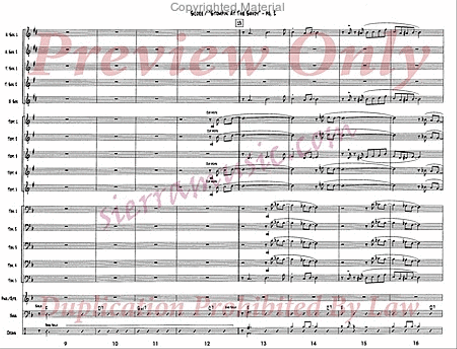 Stompin' At The Savoy Jazz Ensemble scores gallery preview page 3