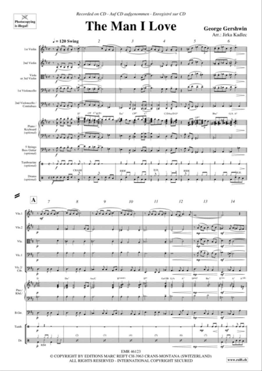 The Man I Love Bass Guitar scores gallery preview page 2