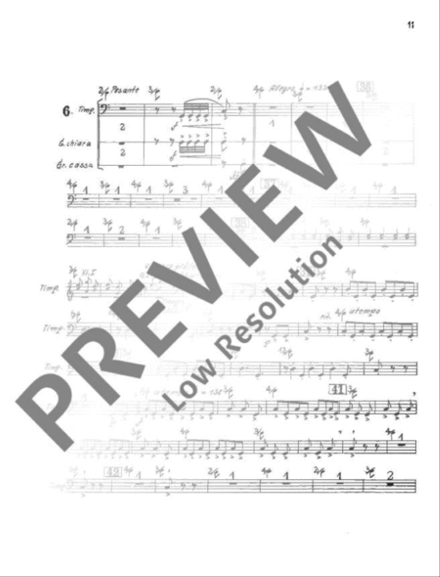 Carmina Burana Choir scores gallery preview page 14