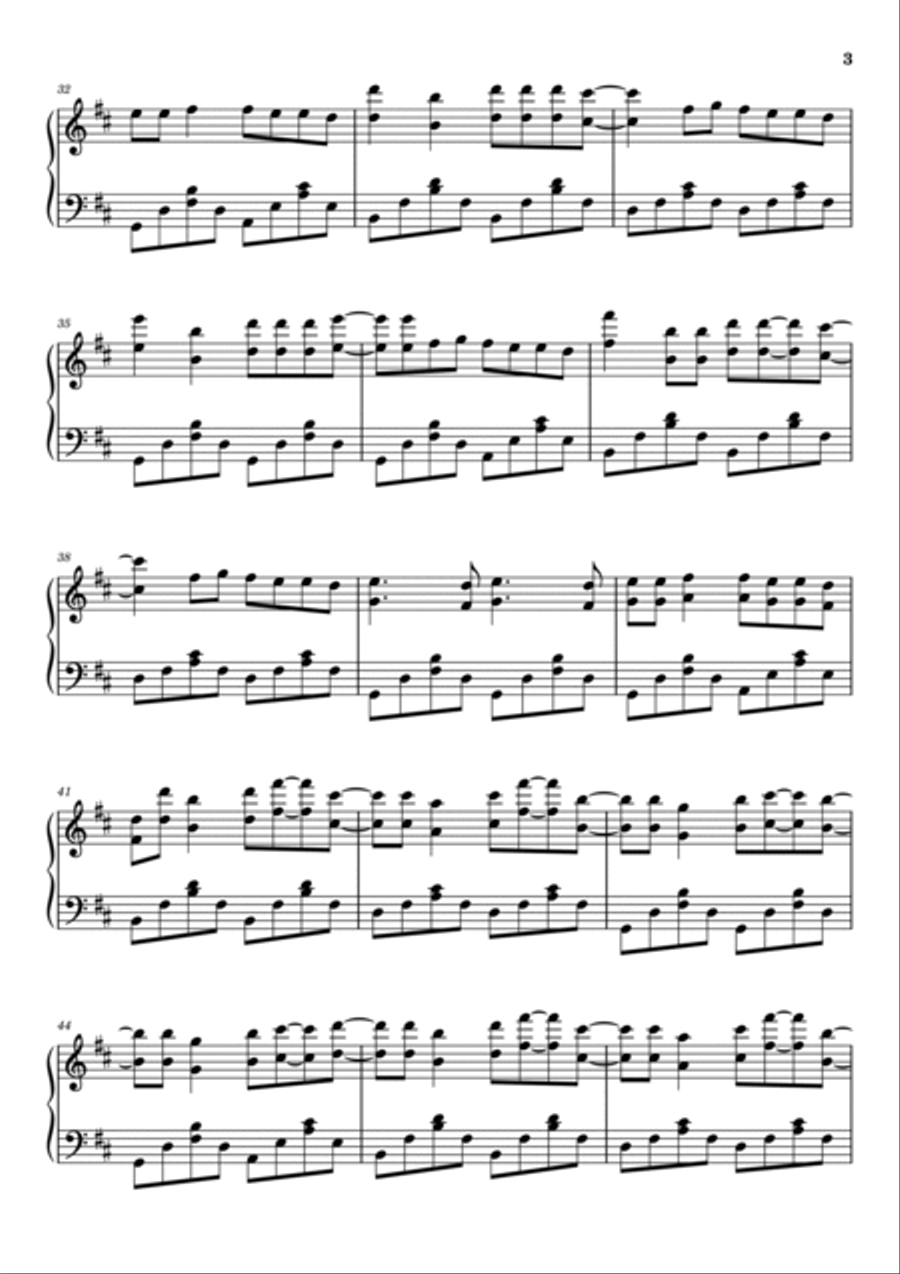 Bad Habits Piano Solo scores gallery preview page 3