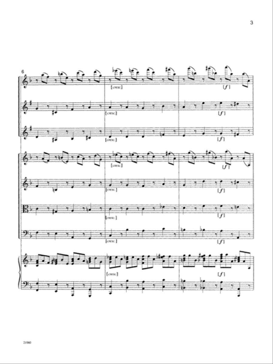 Lacrimosa (from Requiem): Score Choir scores gallery preview page 3