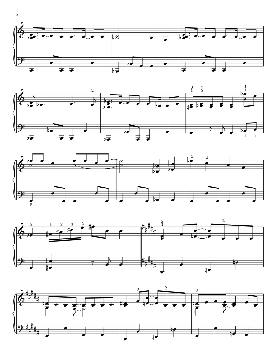 Fabulous Fabulous Piano Solo scores gallery preview page 2