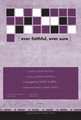 Book cover for Ever Faithful, Ever Sure - Orchestration