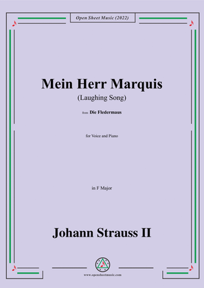 Johann Strauss II-Mein Herr Marquis(Laughing Song),in F Major