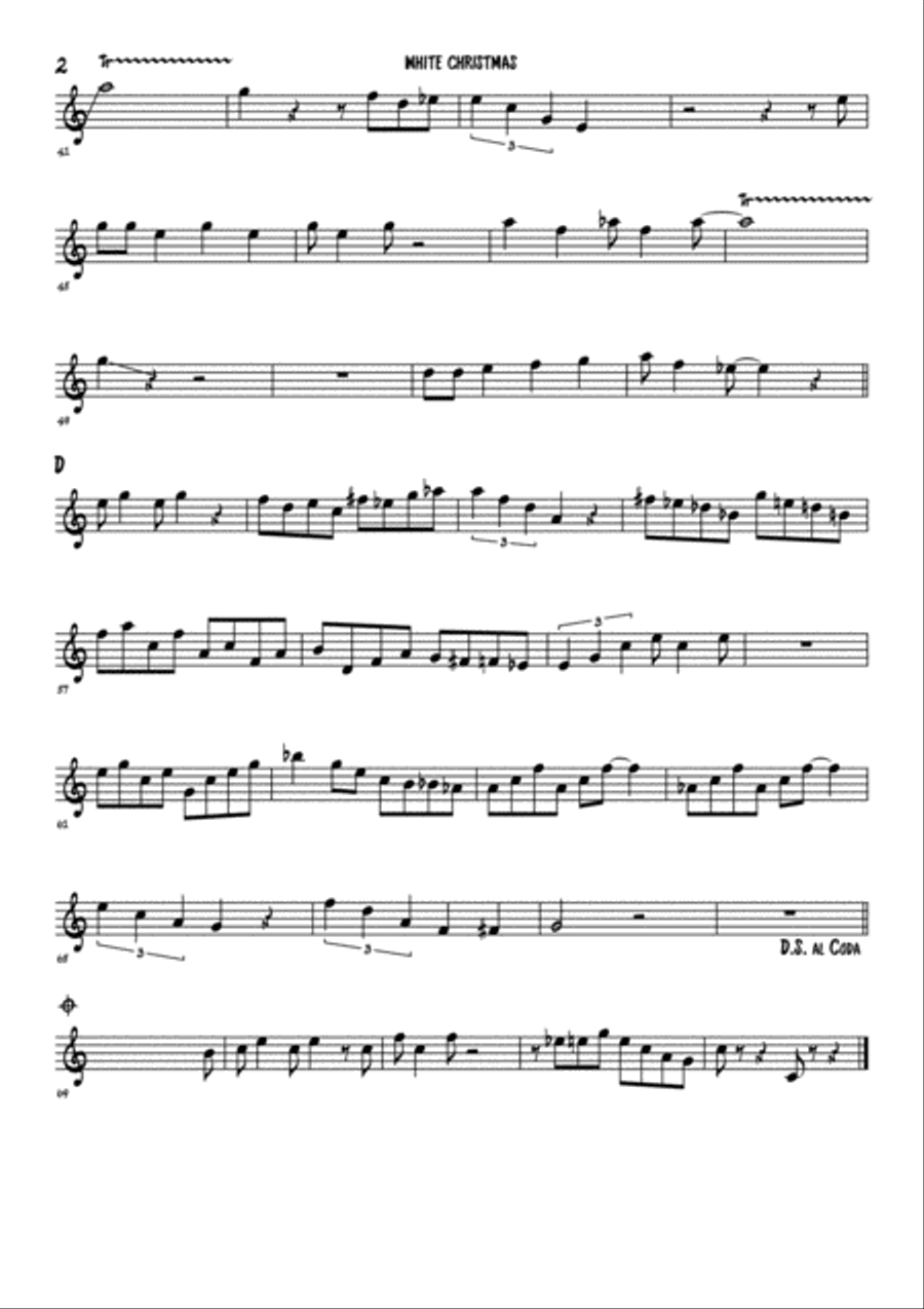 White Christmas Jazz Ensemble scores gallery preview page 2