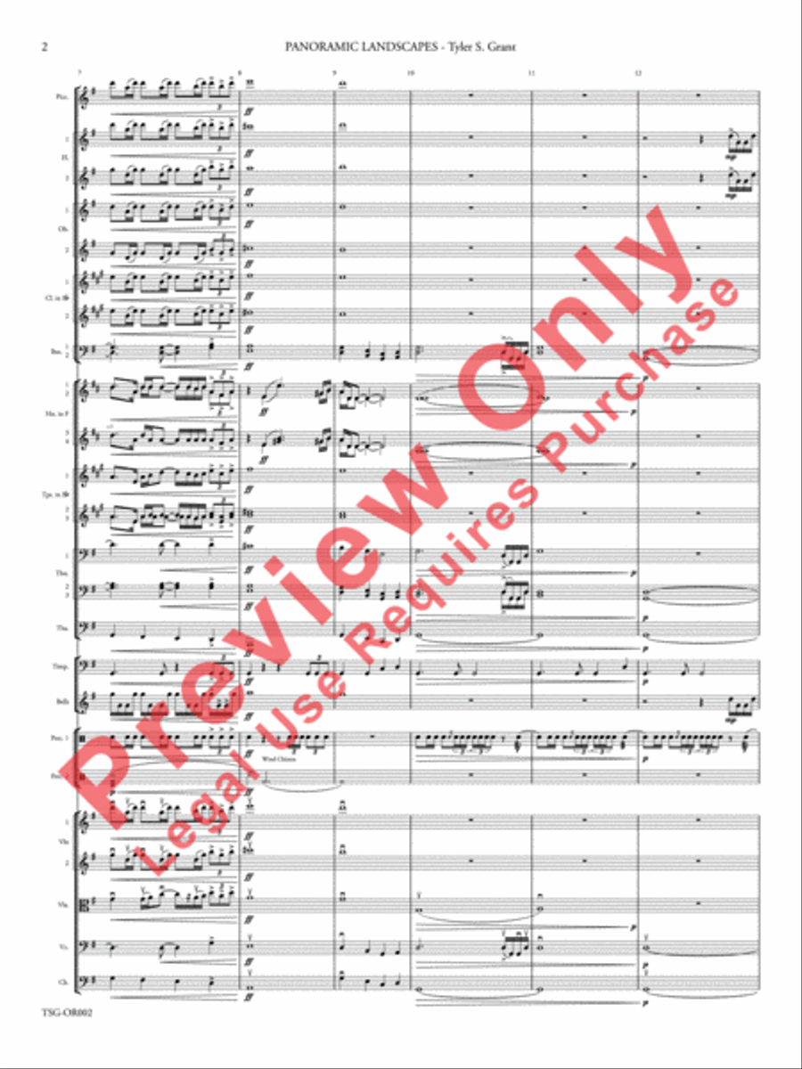 Panoramic Landscapes Panoramic Landscapes Full Orchestra scores gallery preview page 3