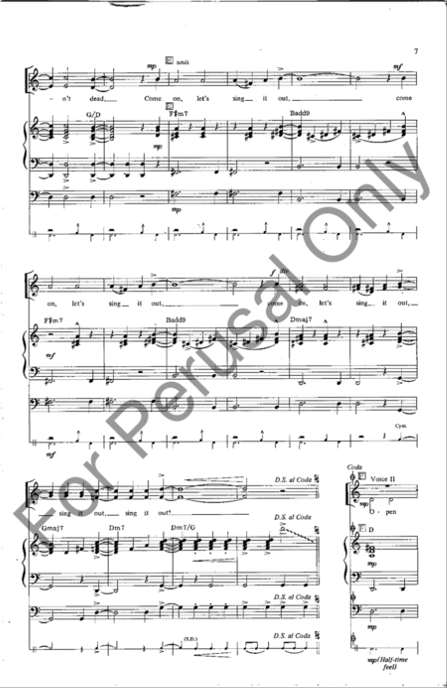 Sing It! Sing It! SA scores gallery preview page 6