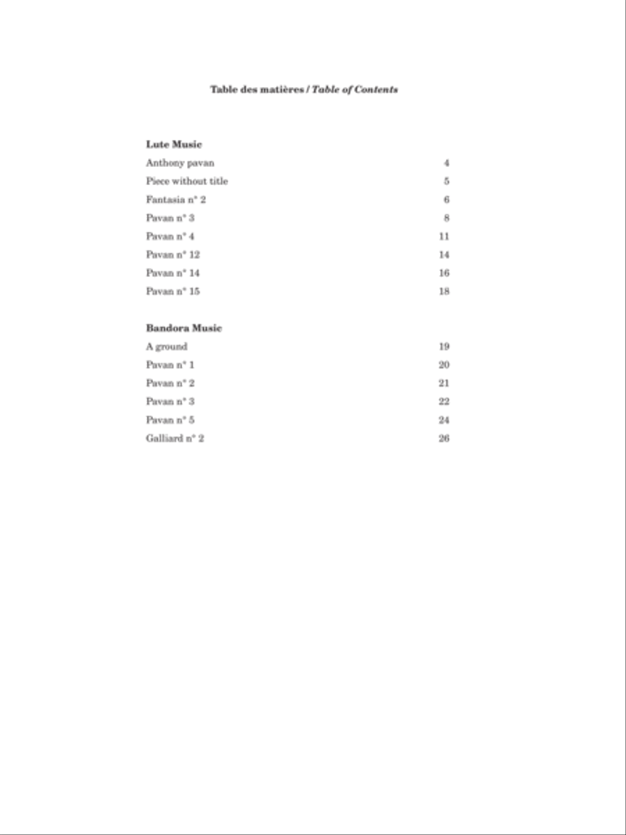 Music for lute and bandora, vol. 1 Lute scores gallery preview page 3