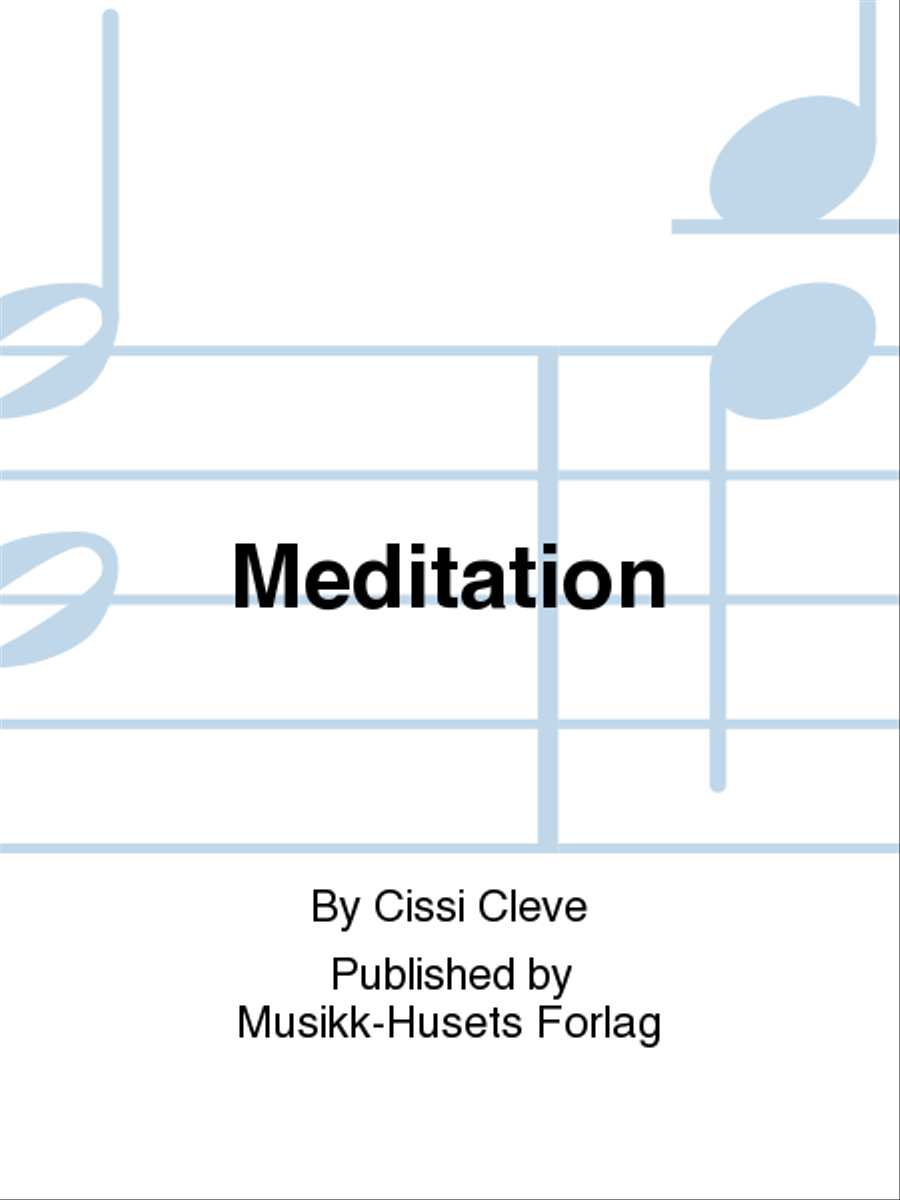 Meditation Meditation Piano Solo scores gallery preview page 1