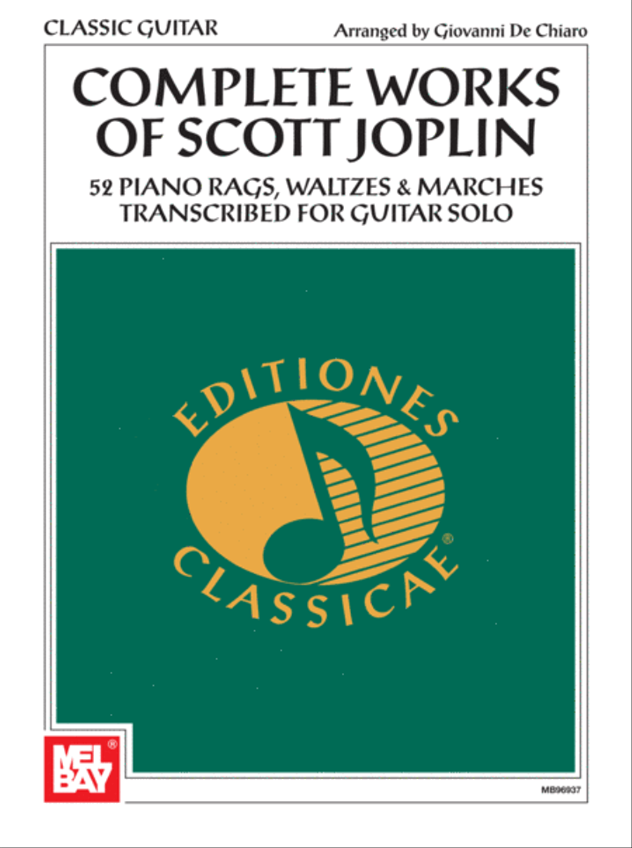 Complete Works of Scott Joplin Acoustic Guitar scores gallery preview page 1