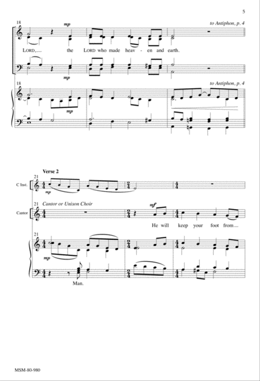 May Light Eternal Shine on Your Servant: Communion Antiphon for the Mass of Christian Burial 4-Part scores gallery preview page 5