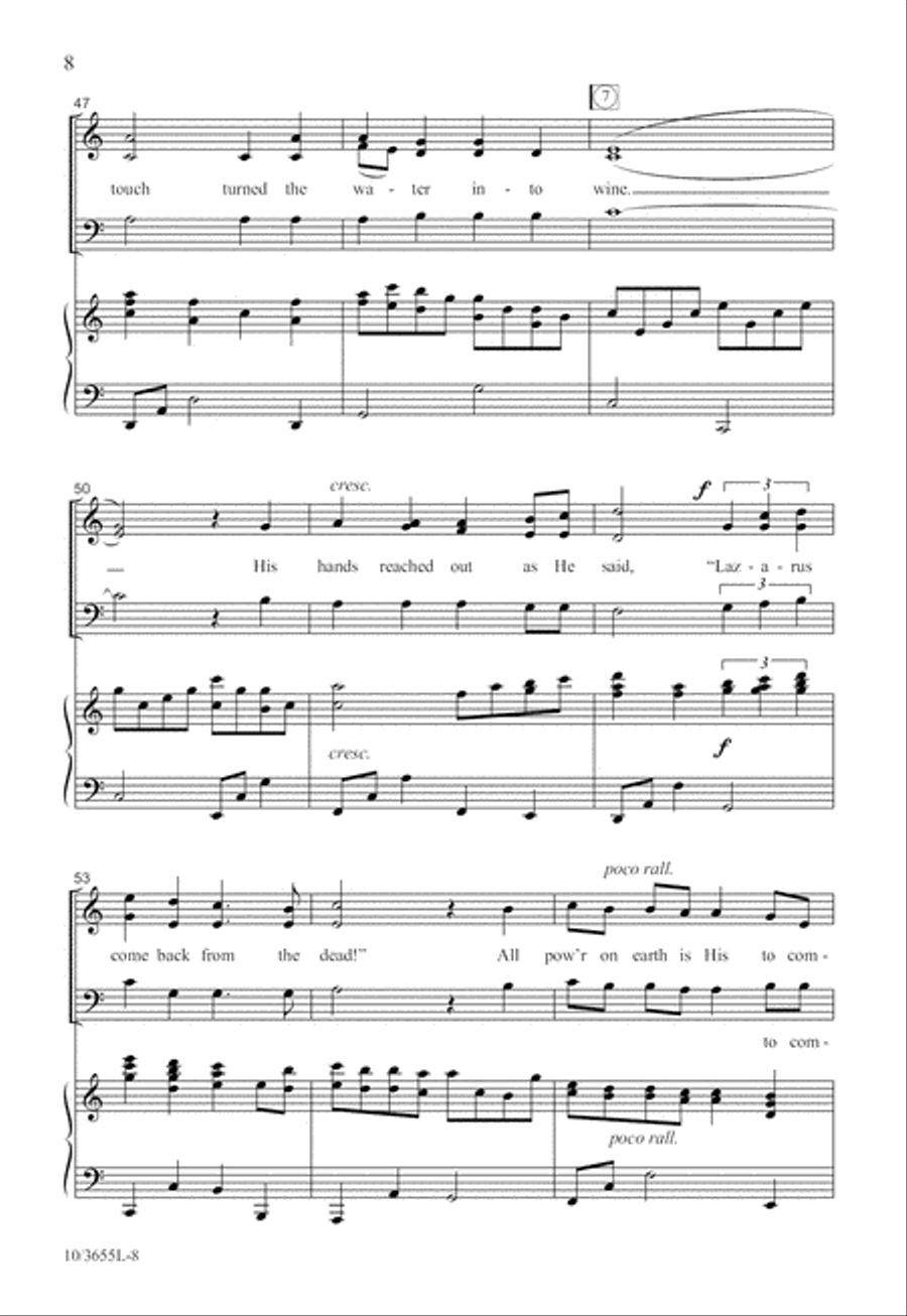 His Hands His Hands 3-Part scores gallery preview page 9