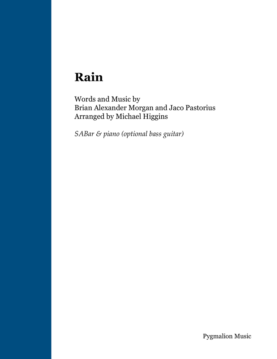 Rain 3-Part scores gallery preview page 1