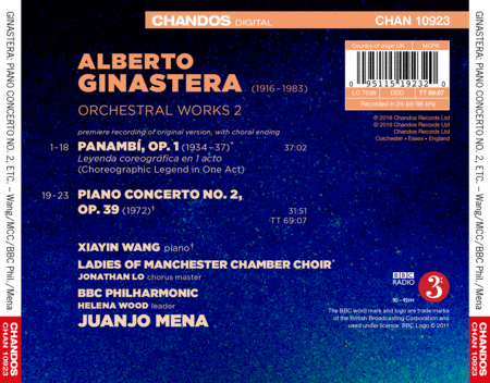 Ginastera: Orchestral Works, Vol. 2