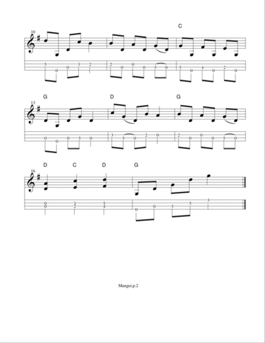 A Mandolin for Christmas Mandolin scores gallery preview page 5