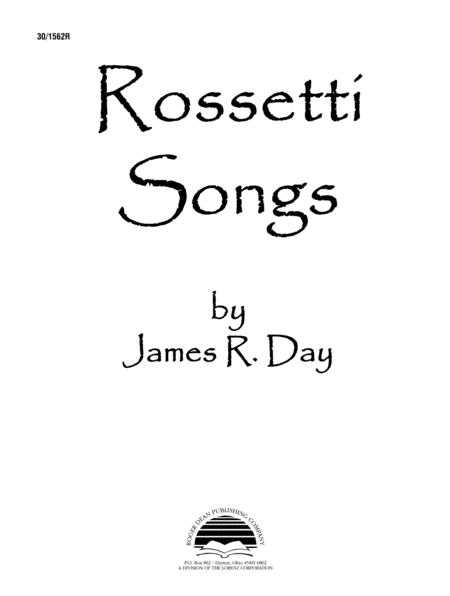 Rossetti Songs image number null
