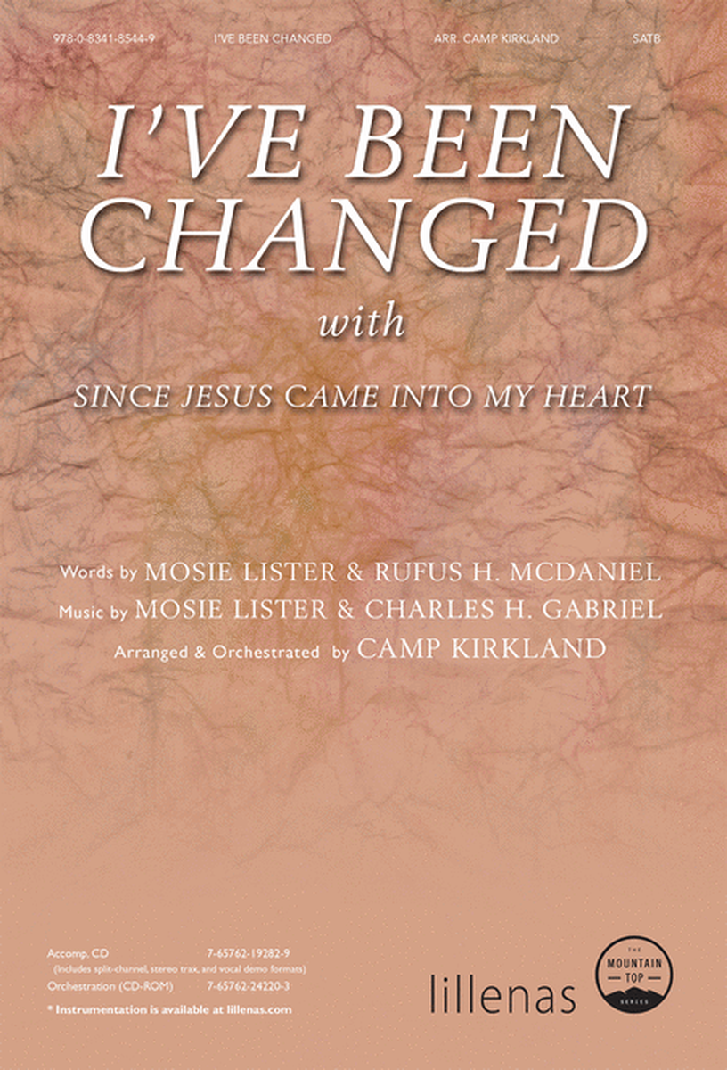 I've Been Changed with Since Jesus Came into My Heart - Orchestration (CD-ROM) -