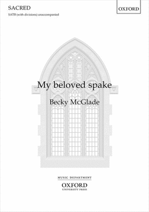 Book cover for My beloved spake