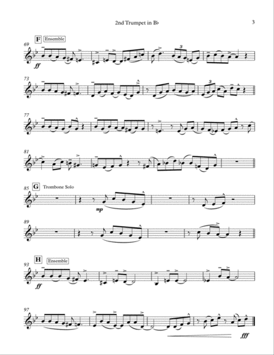Lullaby Of Birdland Lullaby Of Birdland Brass Ensemble scores gallery preview page 6
