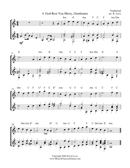 A Christmas Primer (Recorder and Guitar) - Score and Parts image number null