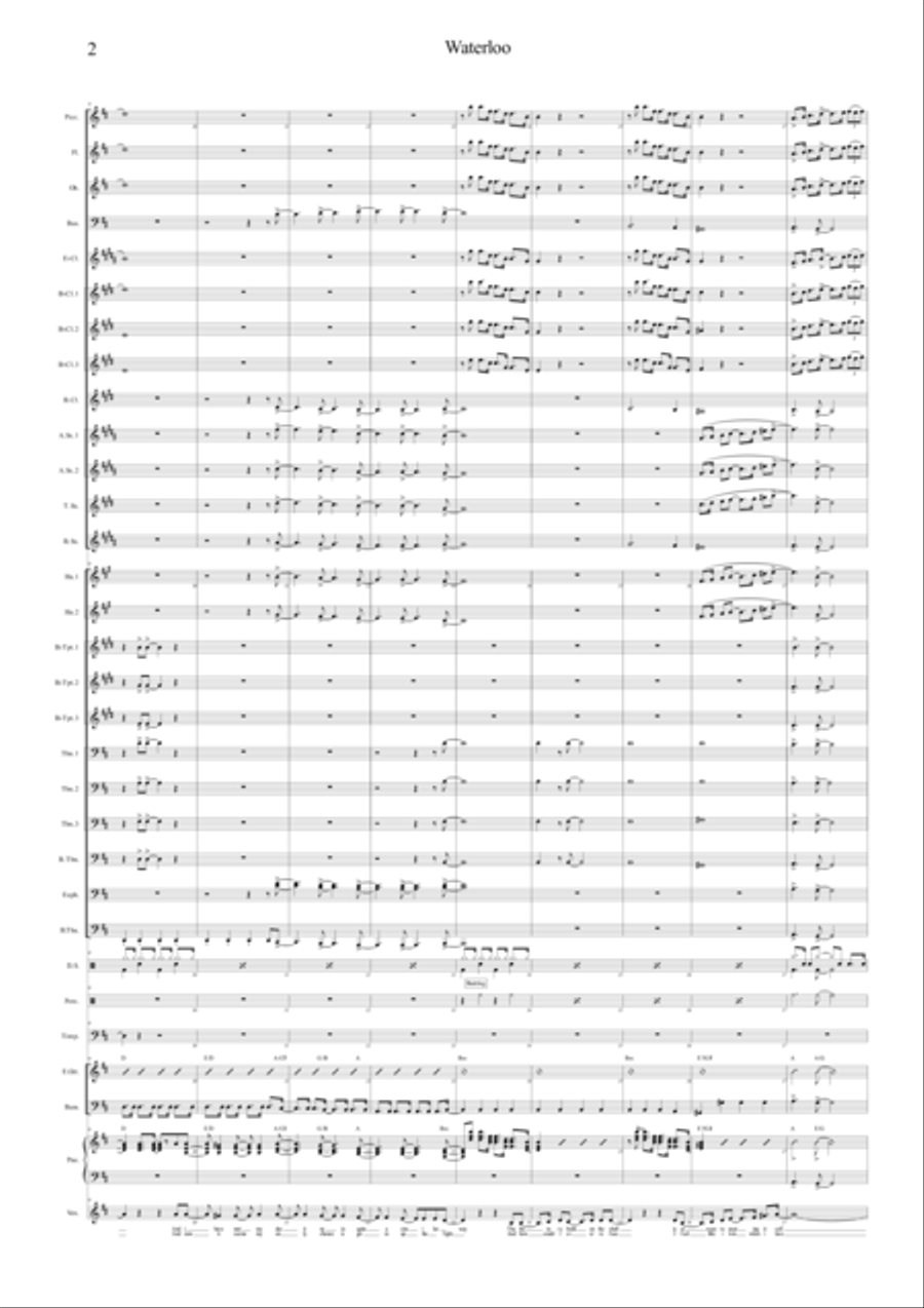Waterloo Concert Band scores gallery preview page 2