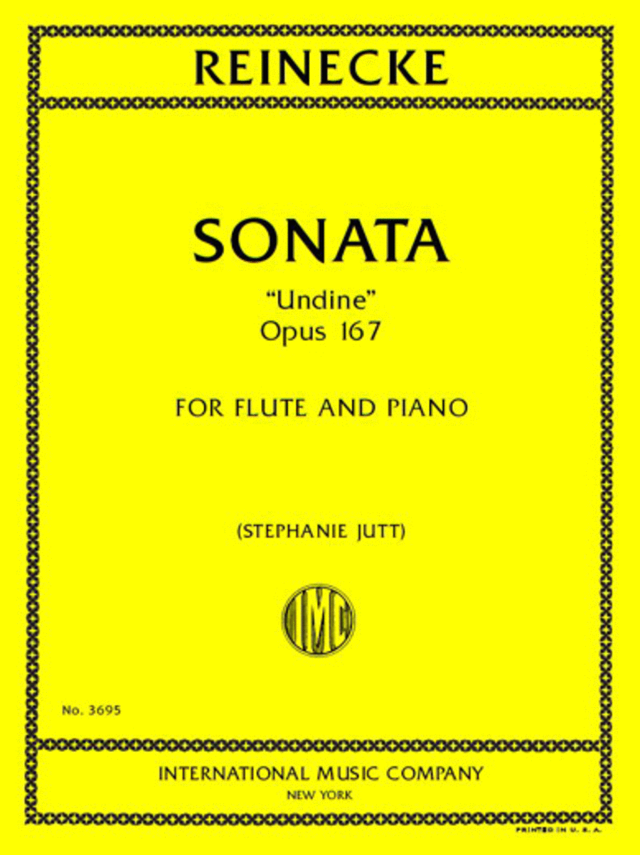 Sonata Undine, Opus 167 Flute Solo scores gallery preview page 1