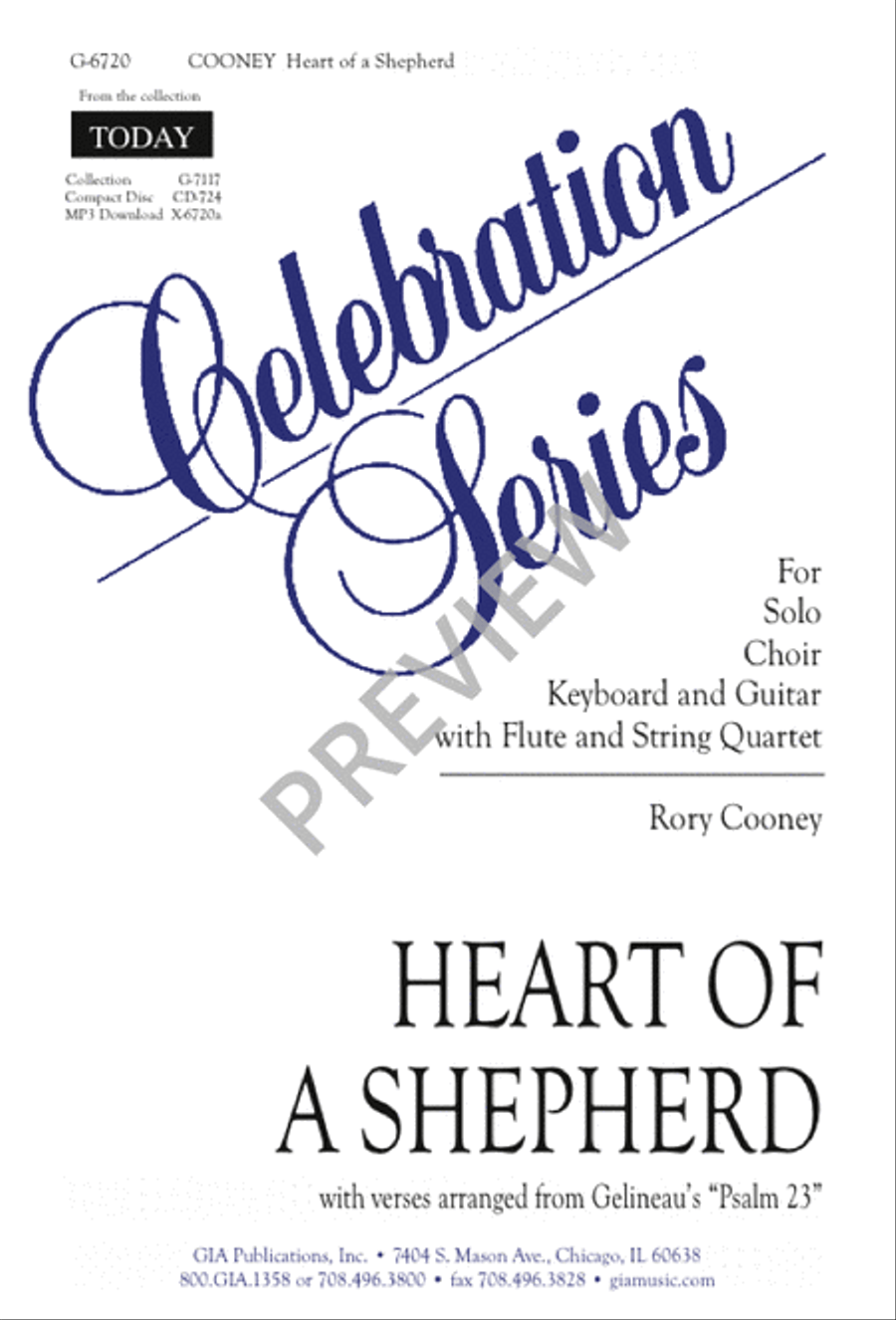 Heart of a Shepherd 3-Part scores gallery preview page 1